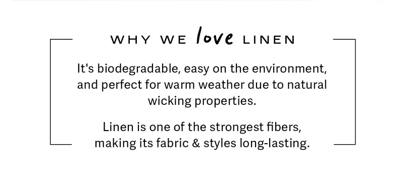Why We Love Linen