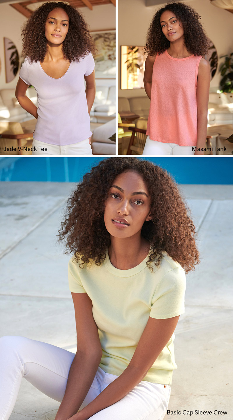 Shop pastel-colored tees